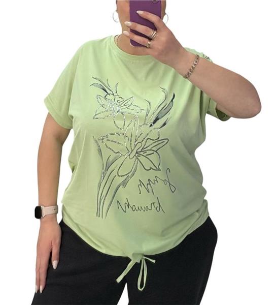 Футболка Ekvato (XL-3XL) 25040 mint (лето)