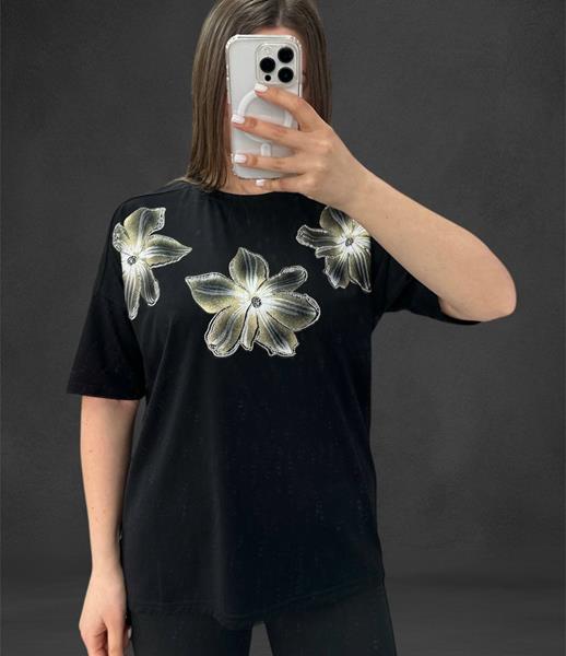 Футболка Ekvato (46-52) 25034 black (лето)