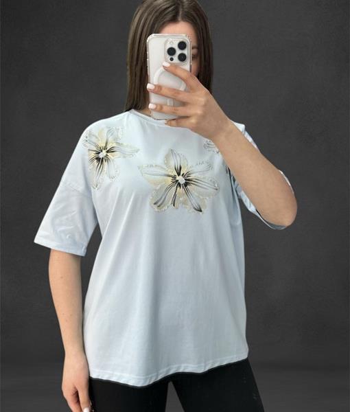 Футболка Ekvato (46-52) 25034 l.blue (лето)