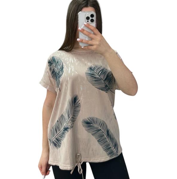 Футболка Ekvato (48-56) 25065 beige (лето)