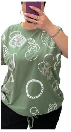Футболка Ekvato (54-64) 25085 green (лето)
