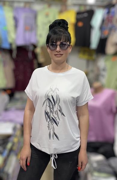 Футболка LeVisha (XL-3XL) 25041 white (лето)