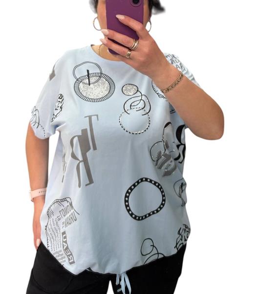 Футболка Shipi (54-64) 25085 l.blue (лето)
