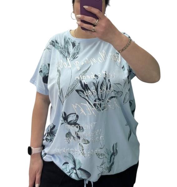Футболка Novetly Store (54-64) 25083 l.blue (лето)