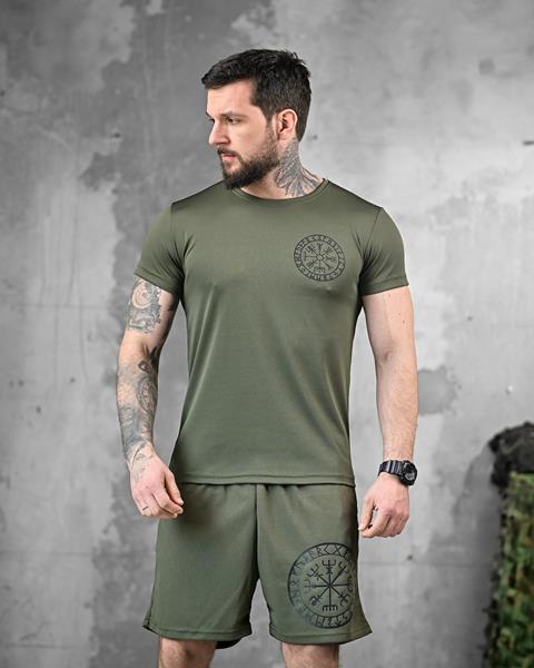 Футболка Madoka (M-3XL) 858 khaki (лето)