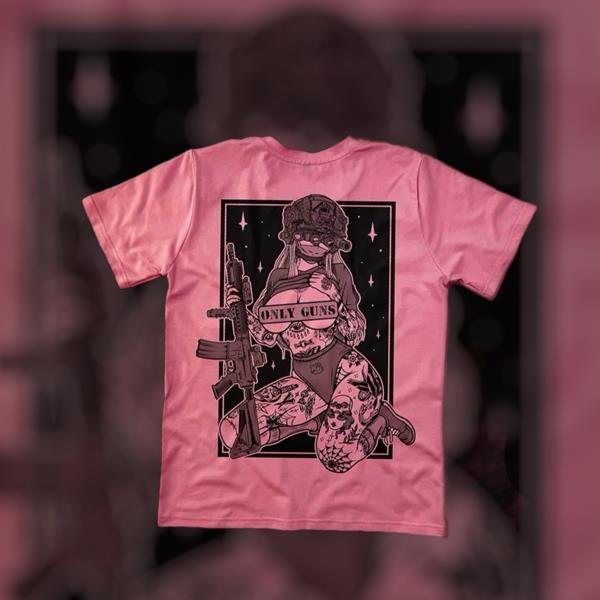 Футболка Madoka (S-2XL) 865 pink (лето)