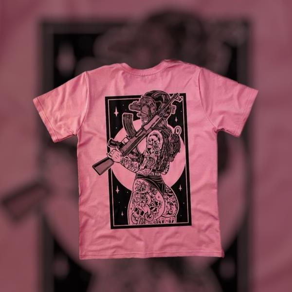 Футболка Madoka (S-2XL) 866 pink (лето)
