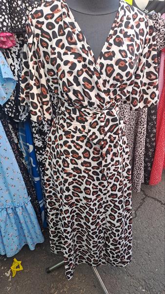 Платье Latoria (S-XL) 08890 brown (лето)
