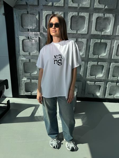 Футболка Sapato (42-46) S143 white (лето)