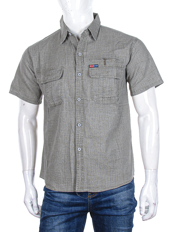 Рубашка Logaster (M-5XL) C12 khaki (лето)