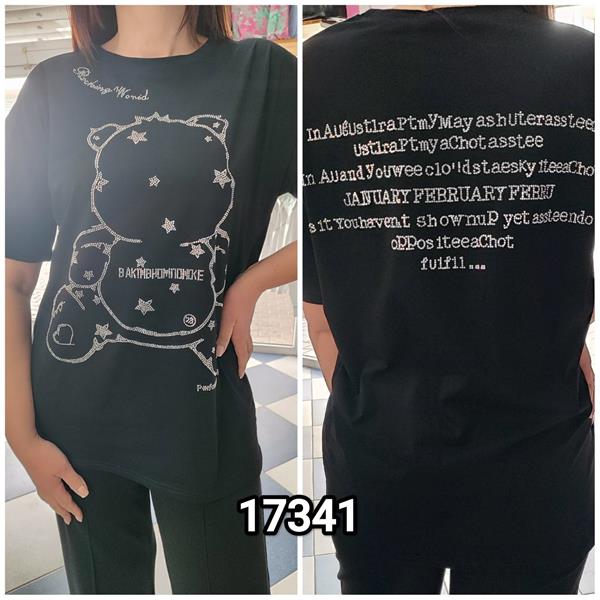 Футболка MMC clothes (one size) 17341 black (лето)