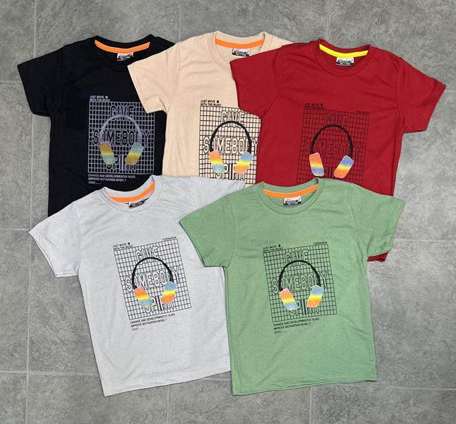 Футболка Fili kids (3-7) FK1067 red (лето)