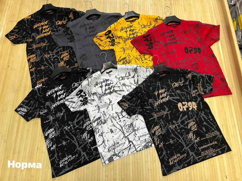 Футболка Navas (S-2XL) NV368 black-grey (лето)