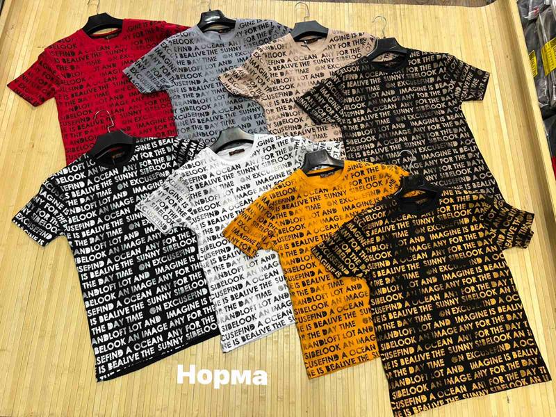 Футболка Navas (S-2XL) NV373 black-white (лето)