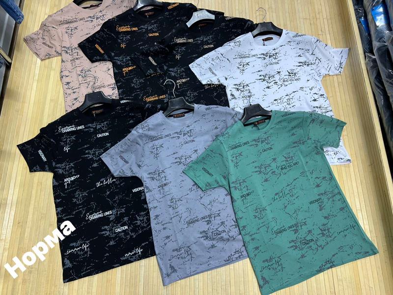 Футболка Navas (S-2XL) NV396 green (лето)