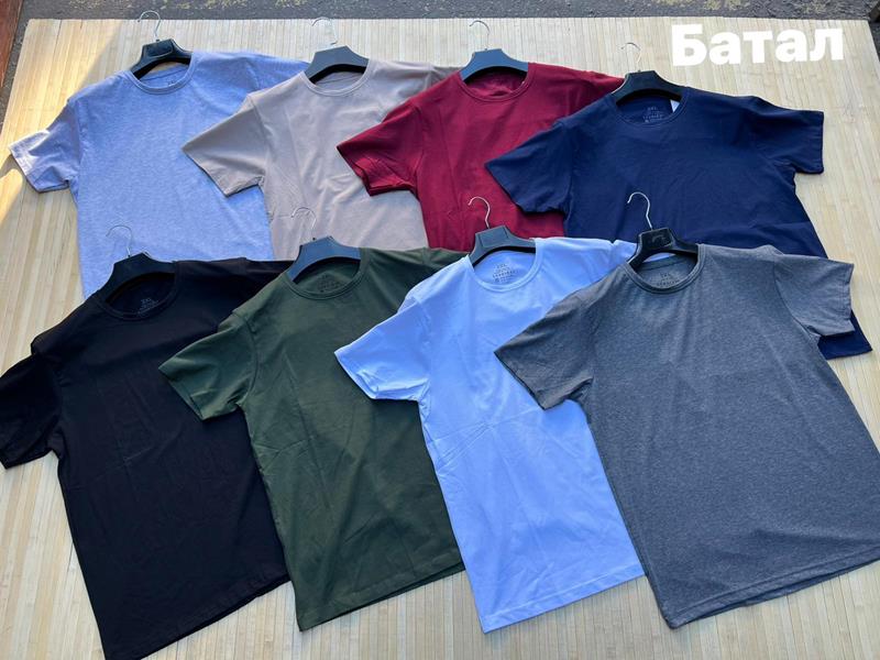 Футболка Navas (2XL-6XL) NV456 l.blue (лето)