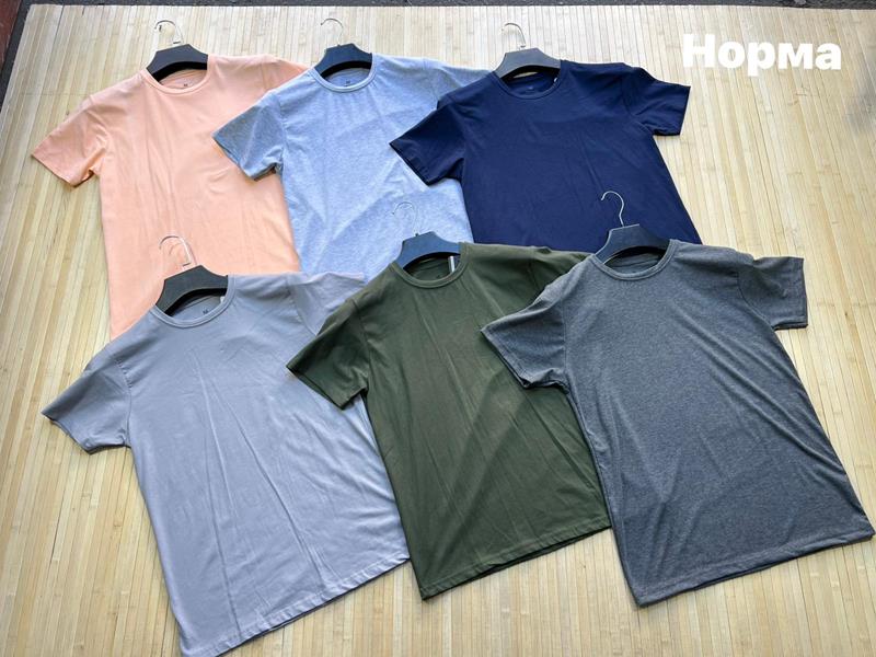 Футболка Navas (M-3XL) NV469 d.grey (лето)