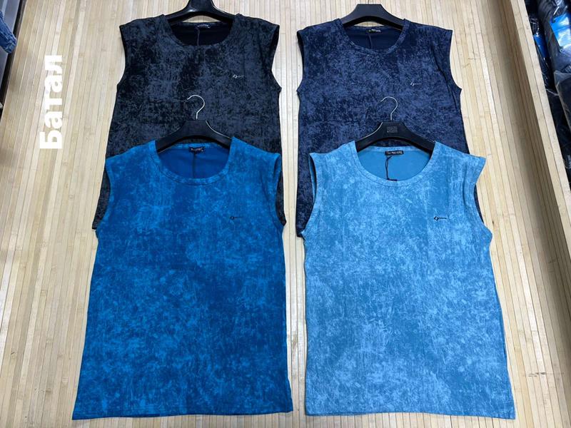 Майка Navas (3XL-6XL) NV475 l.blue (лето)