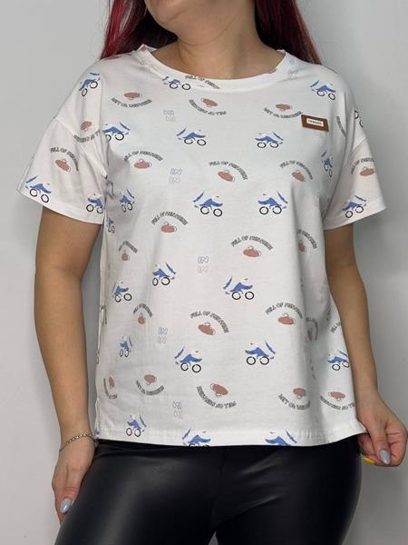 Футболка Kosta (42-48) KS528 white (лето)