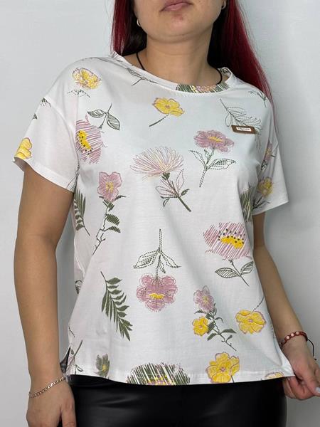 Футболка Kosta (42-48) KS551 white (лето)