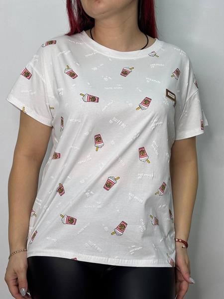 Футболка Kosta (42-48) KS555 white (лето)