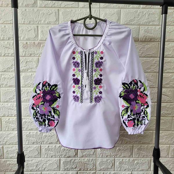 Вышиванка Proschenko (6-9) PR261 white (деми)