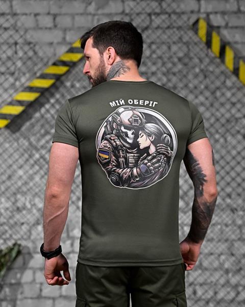 Футболка Madoka (M-3XL) 869 khaki (лето)