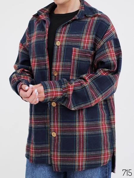 Рубашка WideRange (42-56) 715 navy (деми)