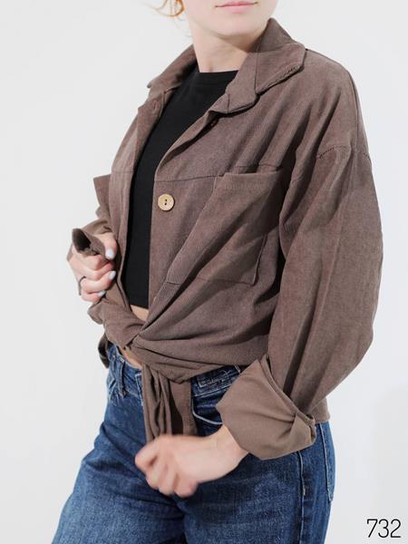 Рубашка WideRange (42-56) 732 brown (деми)