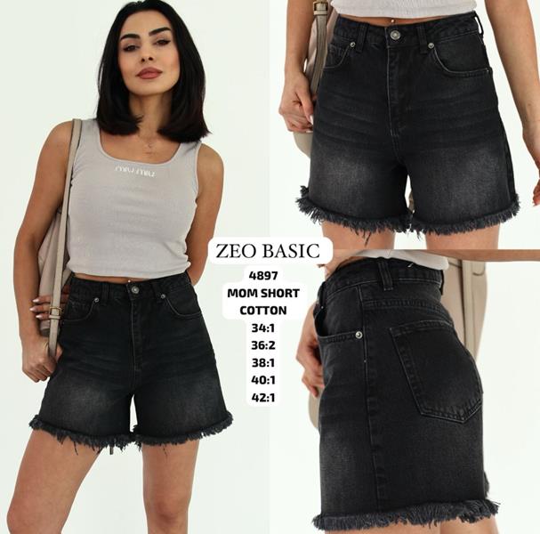 Шорты Jeans Style (34-42) 4897 black (лето)