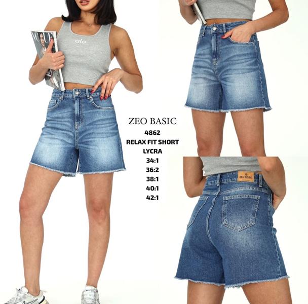 Шорты Jeans Style (34-42) 4862 blue (лето)