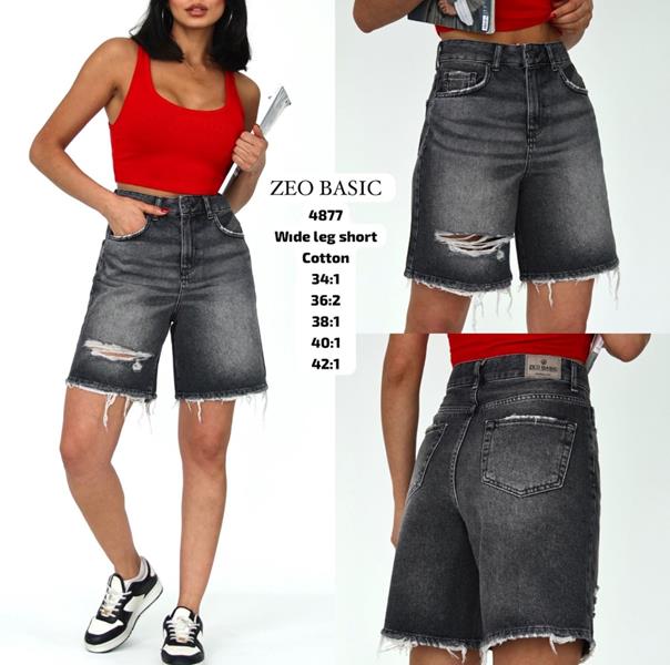 Шорты Jeans Style (34-42) 4877 black (лето)