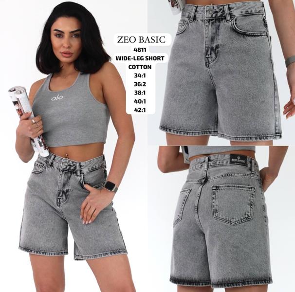 Шорты Jeans Style (34-42) 4811 grey (лето)
