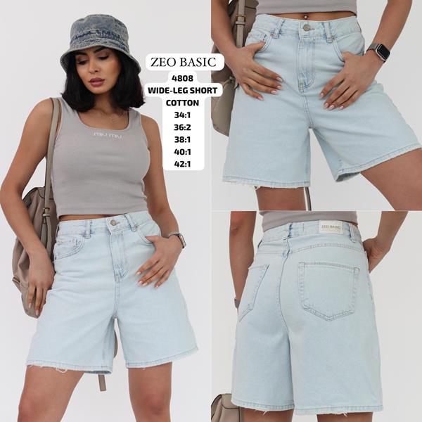 Шорты Jeans Style (34-42) 4808 l.blue (лето)