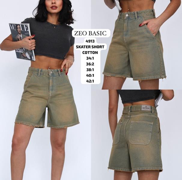 Шорты Jeans Style (34-42) 4913 khaki (лето)