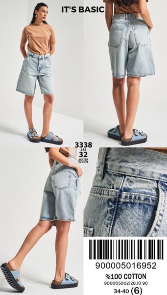 Шорты Jeans Style (34-40) 3338-4 blue (лето)