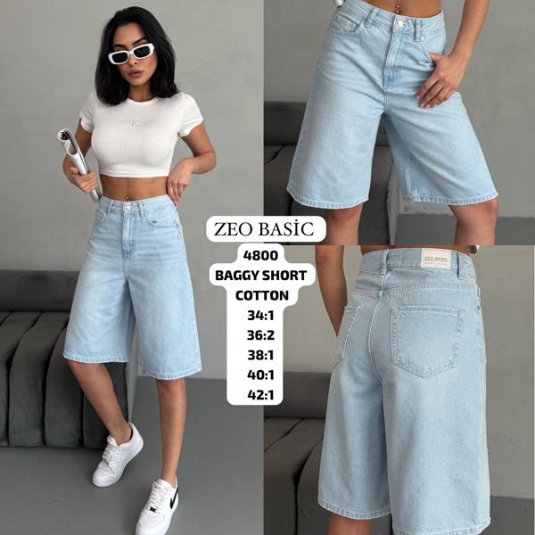 Шорты Jeans Style (34-42) 4800 l.blue (лето)