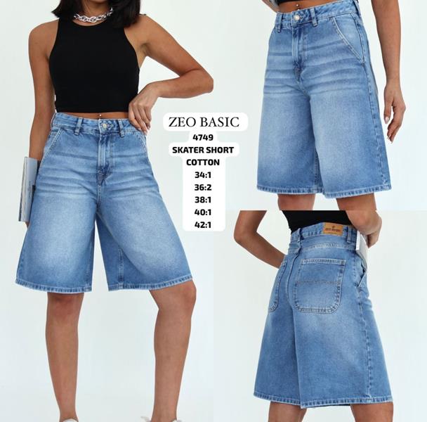 Шорты Jeans Style (34-42) 4749 l.blue (лето)