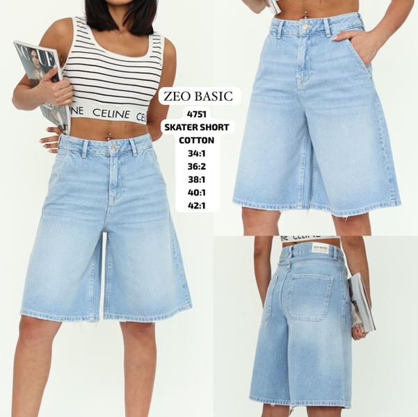 Шорты Jeans Style (34-42) 4751 l.blue (лето)