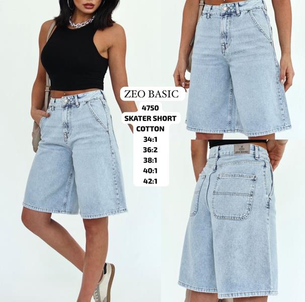 Шорты Jeans Style (34-42) 4750 l.blue (лето)
