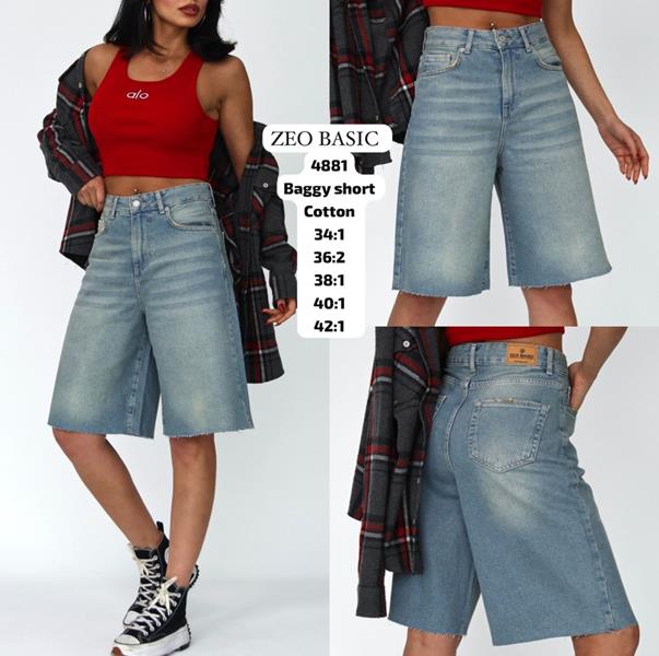 Шорты Jeans Style (34-42) 4881 l.blue (лето)