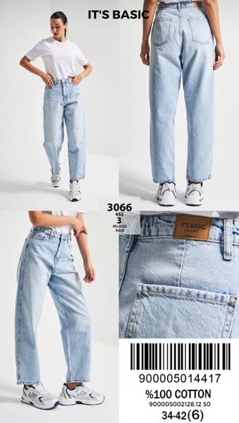 Джинсы Jeans Style (34-42) 3066-3 l.blue (деми)