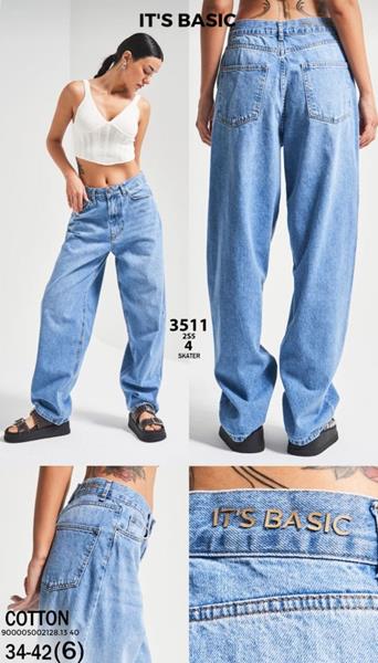 Джинсы Jeans Style (34-42) 3511-4 blue (деми)