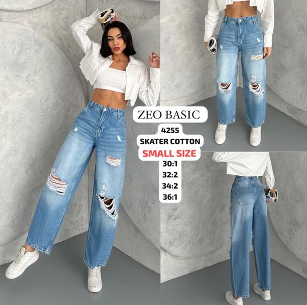 Джинсы Jeans Style (30-36) 4255 l.blue (деми)