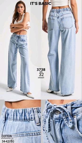 Джинсы Jeans Style (34-42) 3738-32 l.blue (деми)