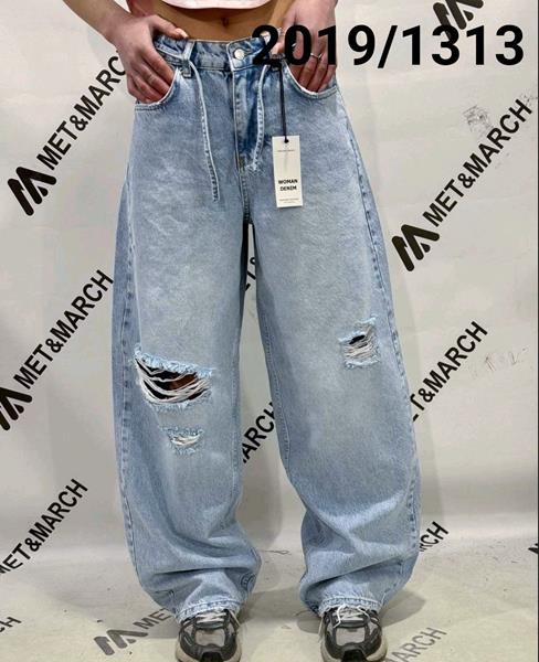 Джинсы Jeans Style (34-40) 2019-1313 l.blue (деми)