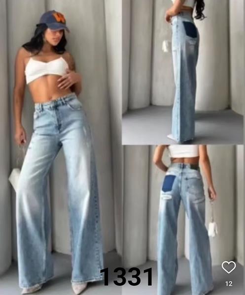 Джинсы Jeans Style (34-40) 2012-1331 l.blue (деми)