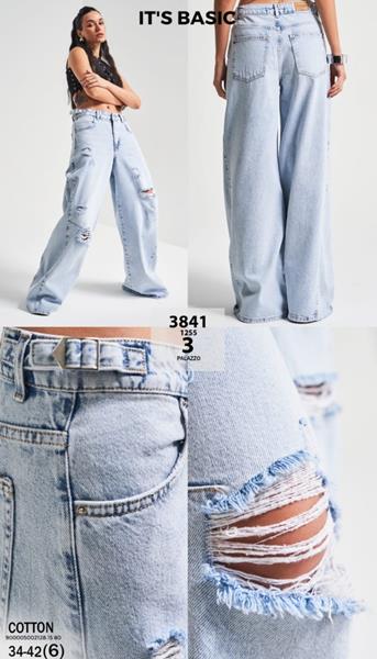 Джинсы Jeans Style (34-42) 3841-12 l.blue (деми)