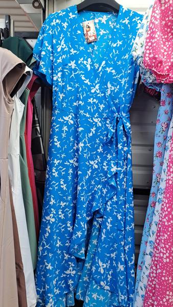 Платье Subdive (L-2XL) 0607 blue (лето)