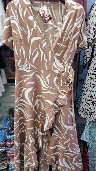 Платье Subdive (L-2XL) 0607 beige (лето)